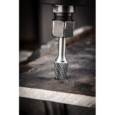 Metalo freza HM, type L (conical), 12 x 30 mm, shank 6 x 45 mm 1