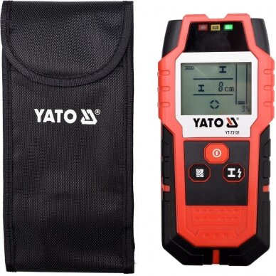 Metalo, medžio profilių ir laidų detektorius Yato YT-73131 6