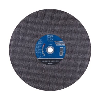 Metalo pjovimo diskas PFERD 100 EHT350-4.5 SG STEEL/20 Metalo pjovimo diskas PFERD 100 EHT350-4.5 SG STEEL/20