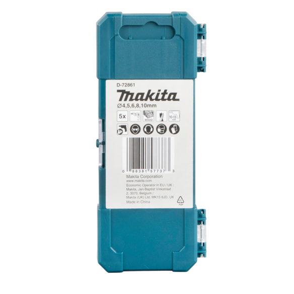 Medžio grąžtų rinkinys iš 5 vnt. Makita D-72861 1