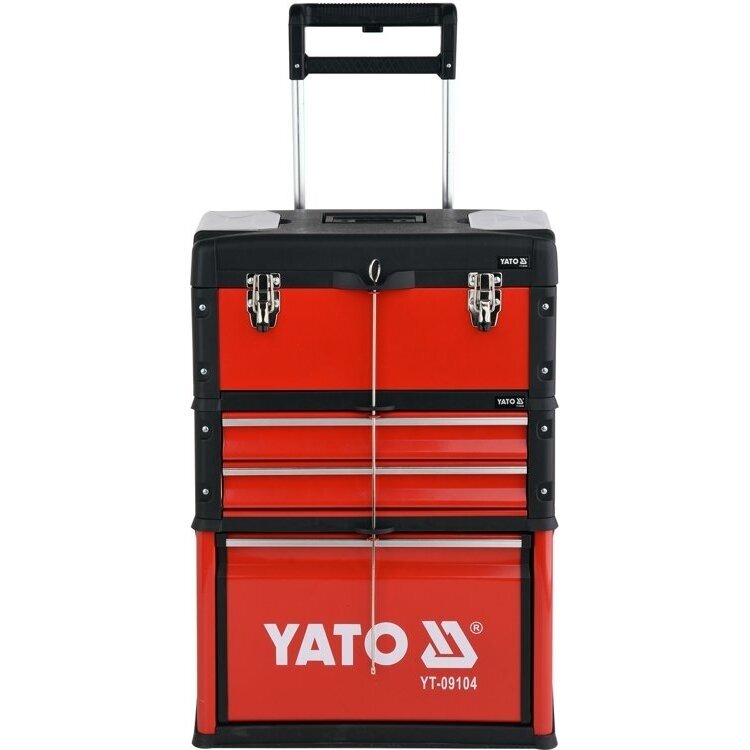 Metalinė dėžė įrankiams ant ratukų Yato YT-09104, su įrankiais, 79 vnt. 1