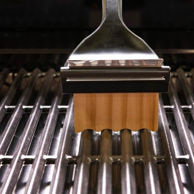 Medinė šepečio galvutė karštam paviršiui Char-broil 3 Medinė šepečio galvutė karštam paviršiui Char-broil 3