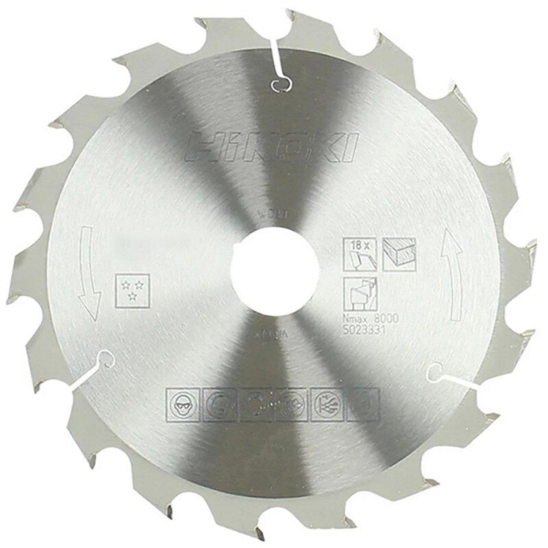 Medžio pjovimo diskas HiKOKI 165x30mm Z18 Medžio pjovimo diskas HiKOKI 165x30mm Z18