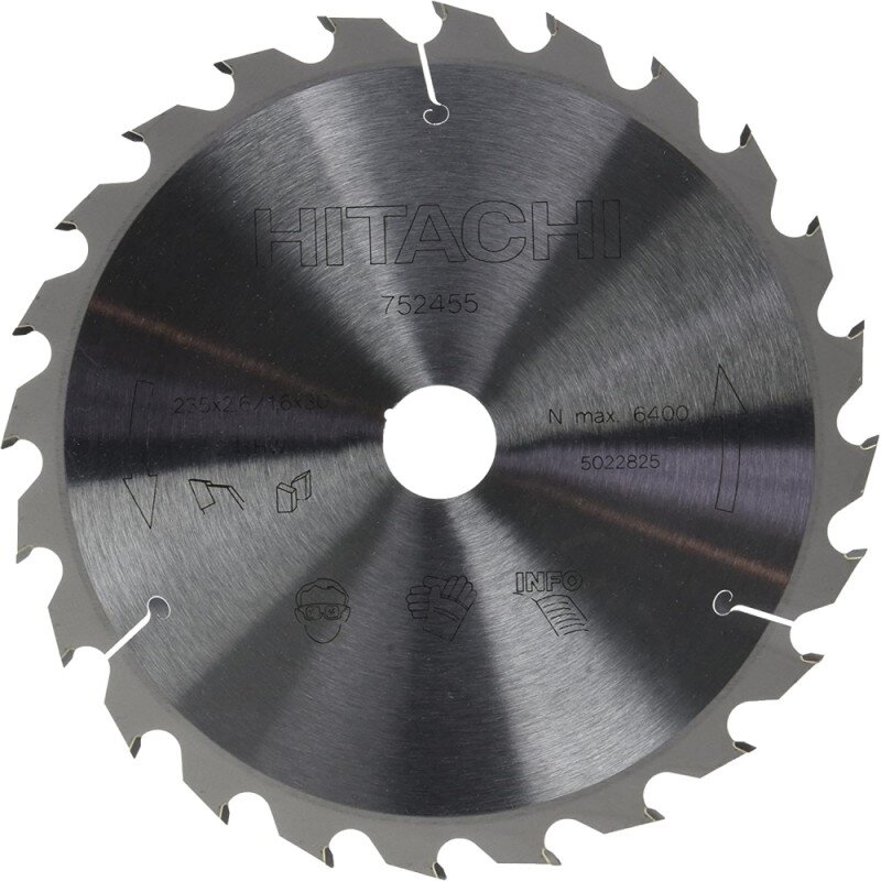 Medžio pjovimo diskas HiKOKI 235x30mm Z24 Medžio pjovimo diskas HiKOKI 235x30mm Z24