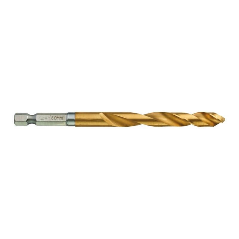 Metalo grąžtas MILWAUKEE Shockwave HSS-G TIN Ø 4,5 mm 11 Metalo grąžtas MILWAUKEE Shockwave HSS-G TIN Ø 4,5 mm 11