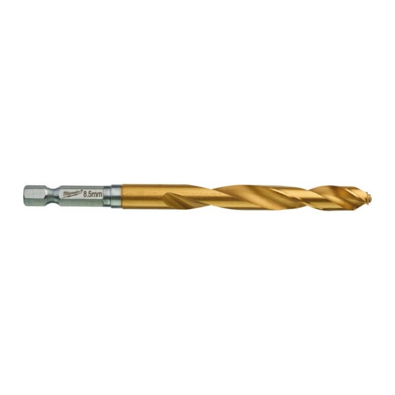 Metalo grąžtas MILWAUKEE Shockwave HSS-G TIN Ø 8,0 mm 11 Metalo grąžtas MILWAUKEE Shockwave HSS-G TIN Ø 8,0 mm 11