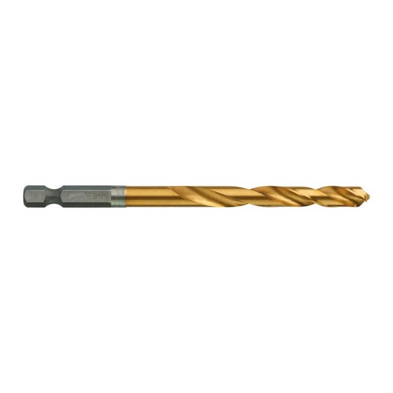 Metalo grąžtas MILWAUKEE Shockwave HSS-G TIN Ø 8,0 mm 6 Metalo grąžtas MILWAUKEE Shockwave HSS-G TIN Ø 8,0 mm 6