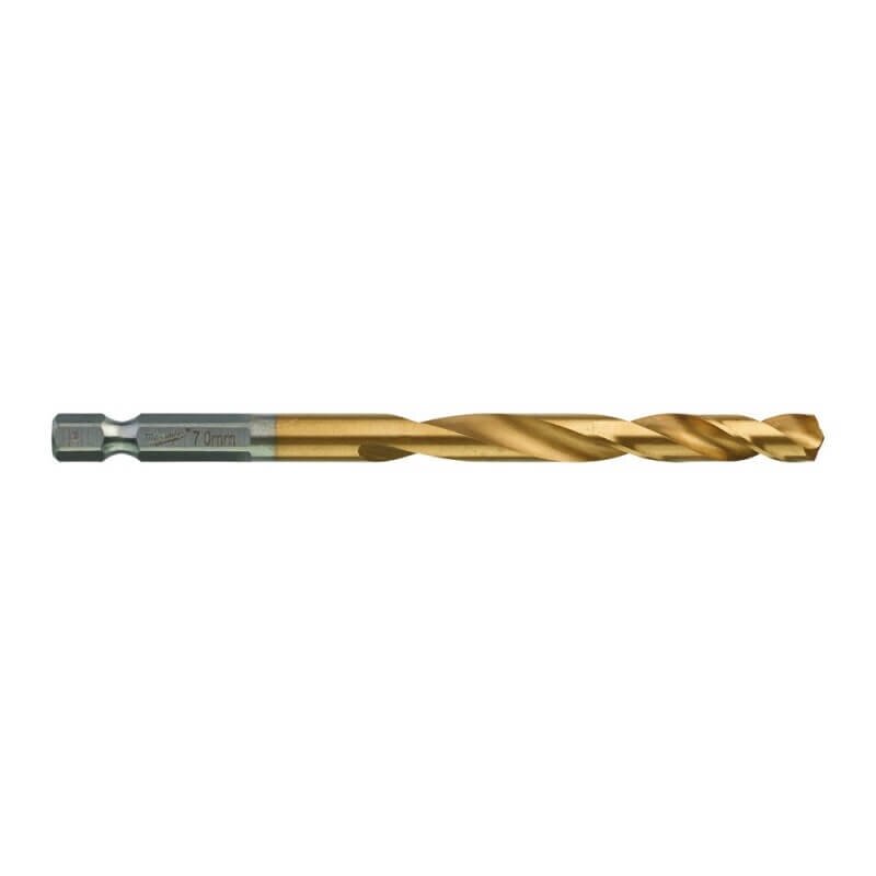 Metalo grąžtas MILWAUKEE Shockwave HSS-G TIN Ø 8,0 mm 7 Metalo grąžtas MILWAUKEE Shockwave HSS-G TIN Ø 8,0 mm 7