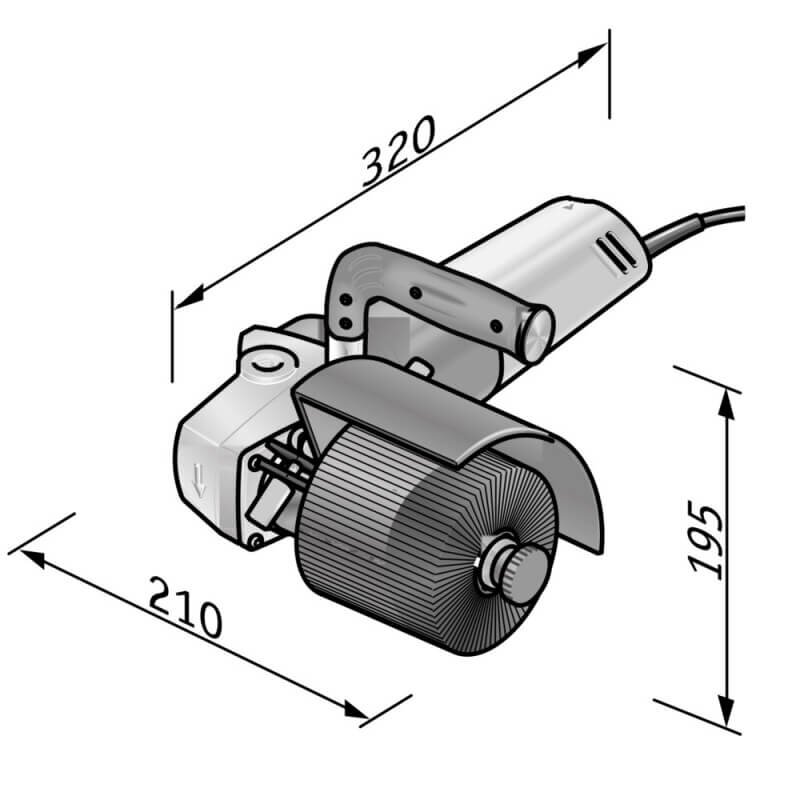 Metalo poliravimo mašinėlė FLEX BSE 14-3 INOX Set 10 Metalo poliravimo mašinėlė FLEX BSE 14-3 INOX Set 10