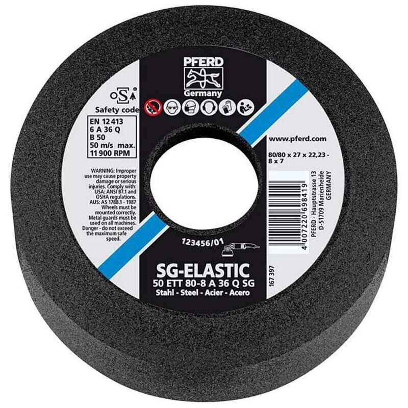 Metalo šlifavimo taurė ETT80-8 Q SG PFERD 36 Metalo šlifavimo taurė ETT80-8 Q SG PFERD 36