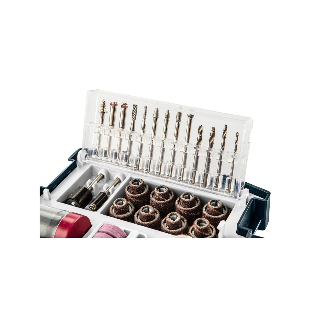 Mini gręžtuvo priedų rinkinys 99 vnt. 4 Mini gręžtuvo priedų rinkinys 99 vnt. 4