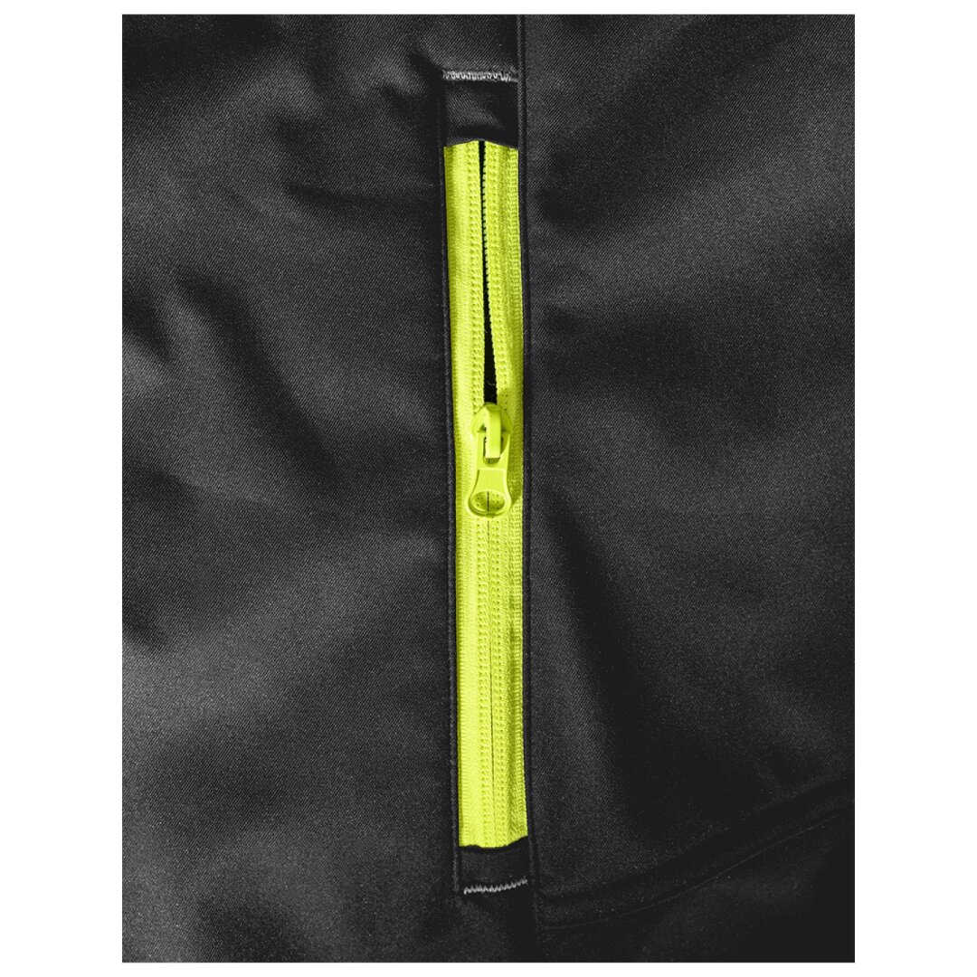 „Mix&Match“ softshell striukė, juoda ir geltona, dydis L 6