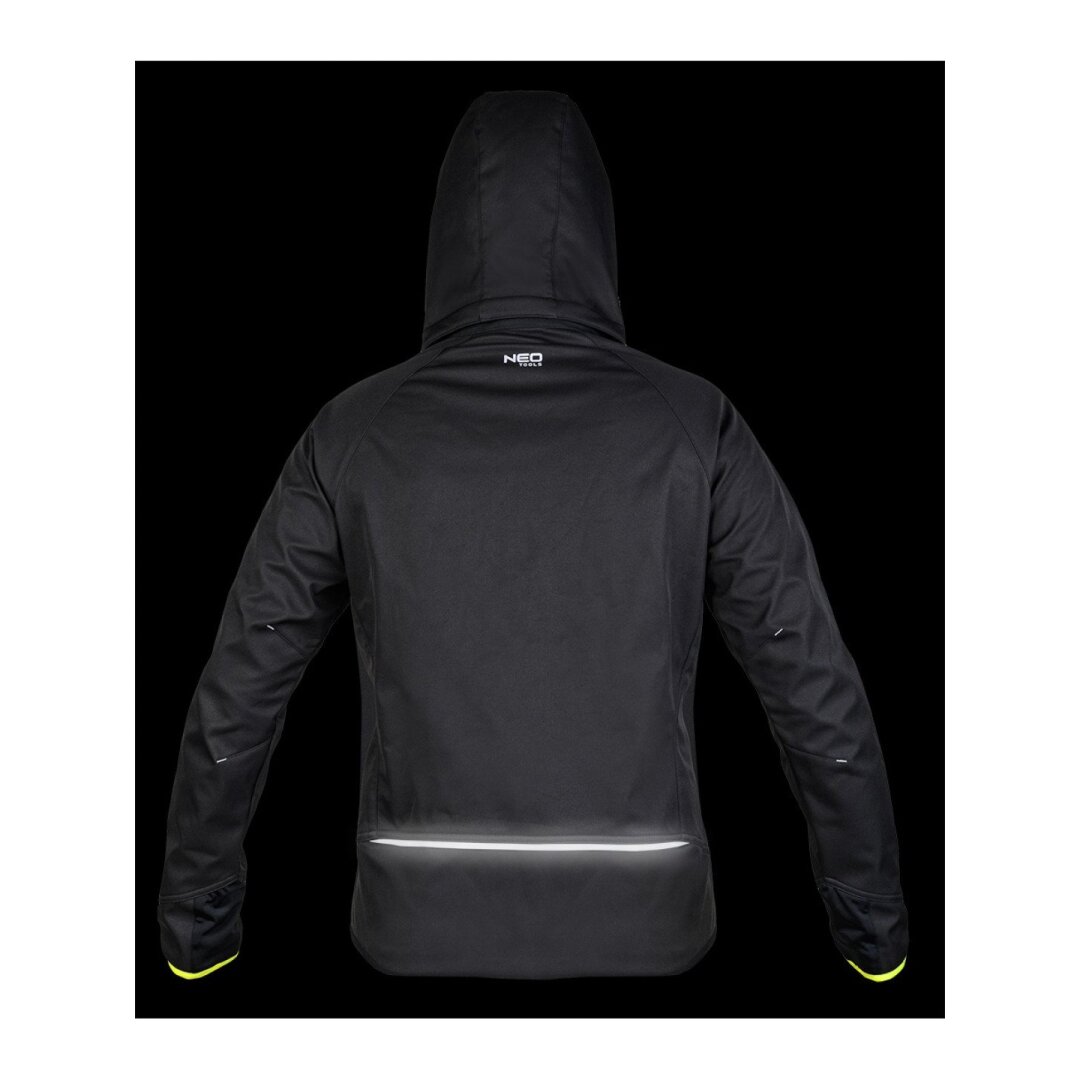 „Mix&Match“ softshell striukė, juoda ir geltona, dydis L 7