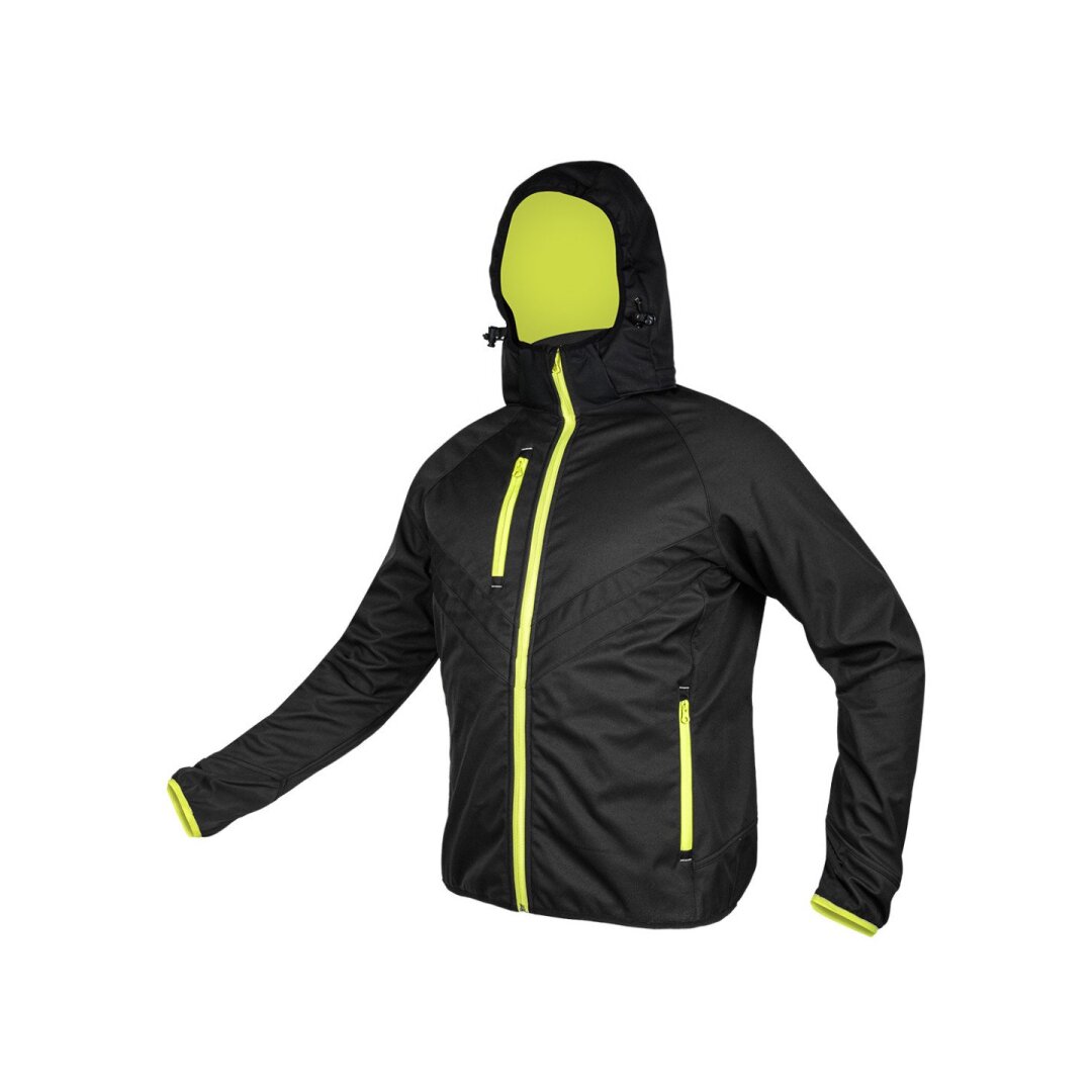 „Mix&Match“ softshell striukė, juoda ir geltona, dydis M 7 „Mix&Match“ softshell striukė, juoda ir geltona, dydis M 7