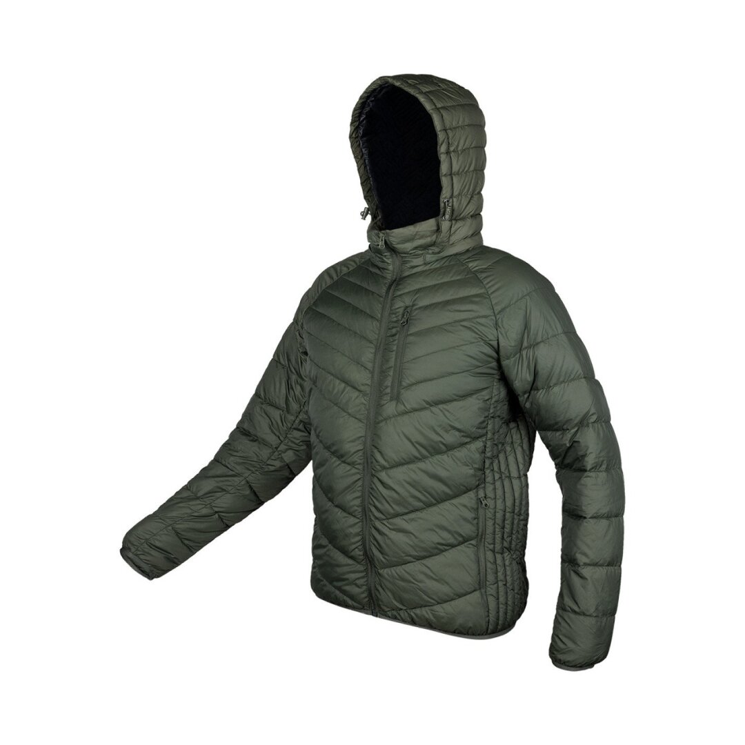 „Mix&Match“ striukė, dygsniuota, pūkinė, lengva, alyvuogių juodos spalvos, dydis L 6