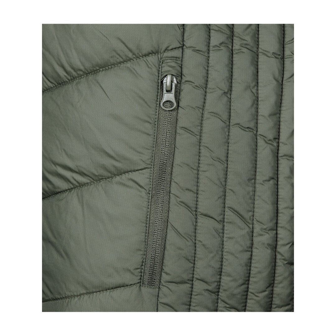 „Mix&Match“ striukė, dygsniuota, pūkinė, lengva, alyvuogių juodos spalvos, dydis XXL 6