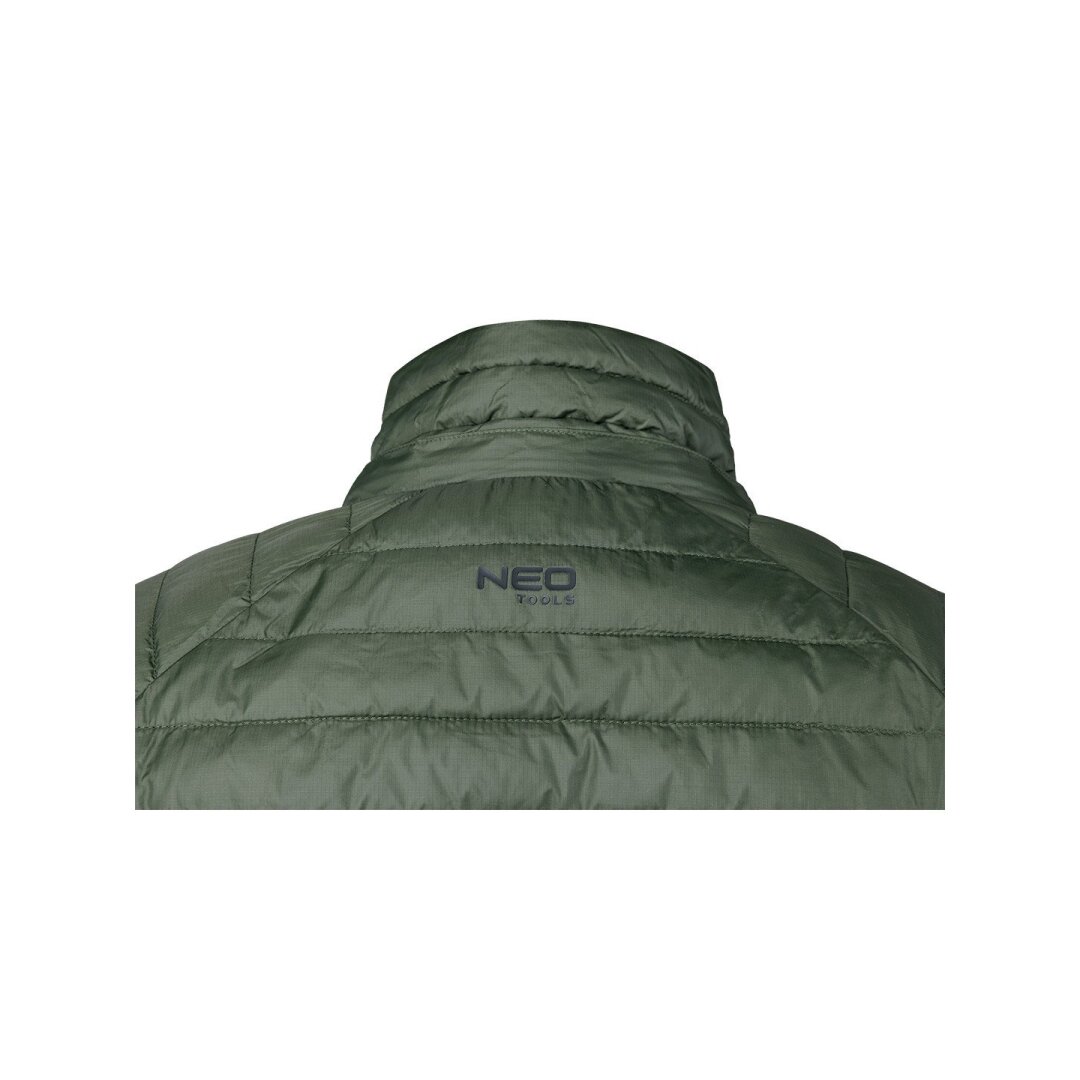 „Mix&Match“ striukė, dygsniuota, pūkinė, lengva, alyvuogių juodos spalvos, dydis XXXL 5