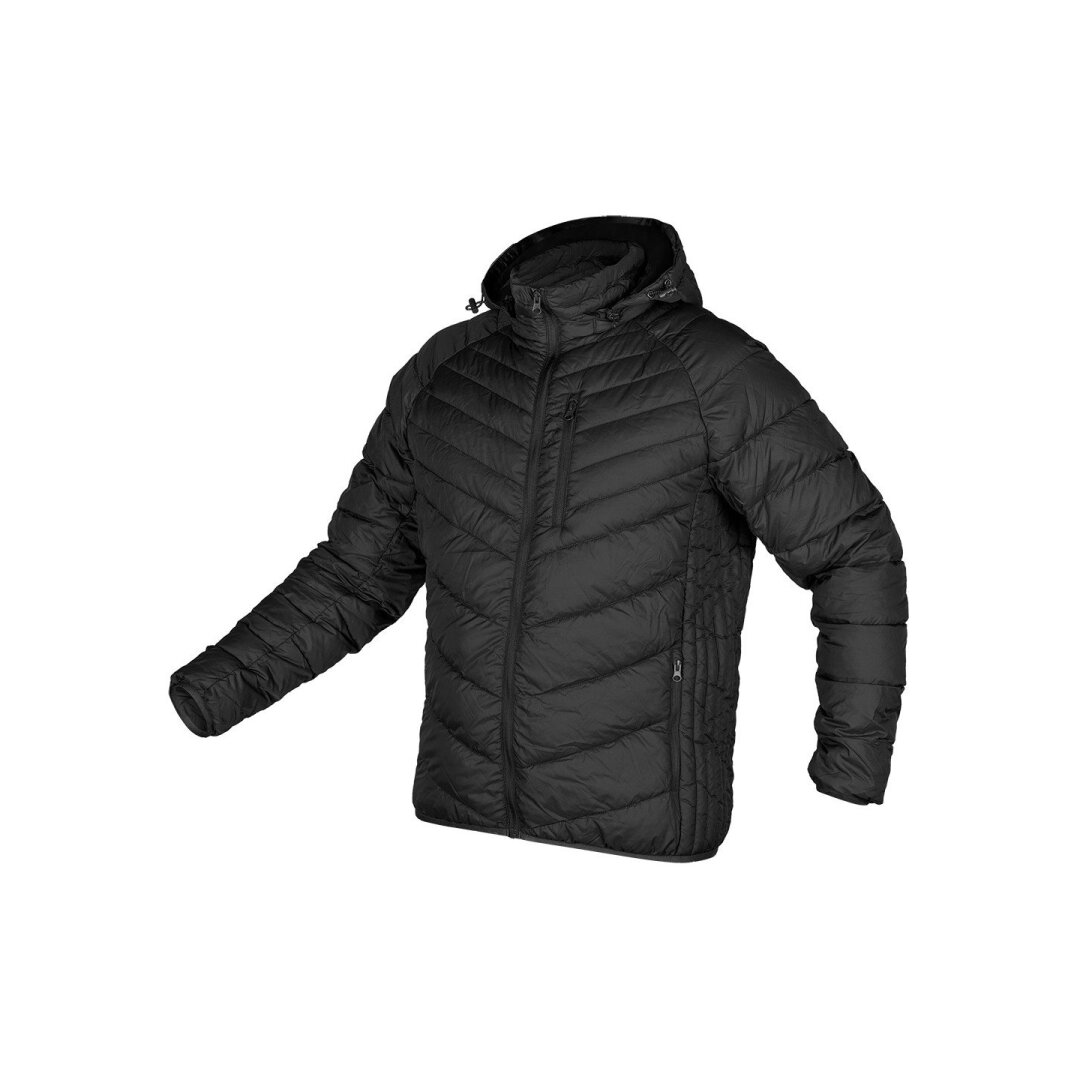 „Mix&Match“ striukė, dygsniuota, pūkinė, lengva, juoda, dydis XXL