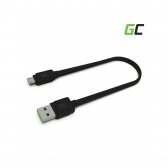 Micro USB kabelis Green Cell,  25 cm (greitam krovimui)