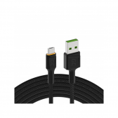 Micro USB kabelis Green Cell,  200 cm (greitam krovimui)