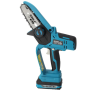 Mini akumuliatorinis grandininis pjūklas Dedra DED7031, 18 V, 2.0 Ah Mini akumuliatorinis grandininis pjūklas Dedra DED7031, 18 V, 2.0 Ah