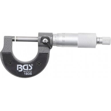 Mikrometras medinėje dėžutėje | gradavimas 0,01 mm | 0 - 25 mm (1935) Mikrometras medinėje dėžutėje | gradavimas 0,01 mm | 0 - 25 mm (1935)