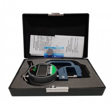 Mikrometras / storio matuoklis | skaitmeninis | 0-10 mm | 0.001 mm (DTG3) 1 Mikrometras / storio matuoklis | skaitmeninis | 0-10 mm | 0.001 mm (DTG3) 1