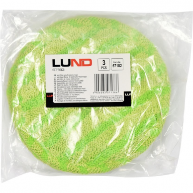 Mikropluoštas elektrinėms turbo šluotoms Lund, 3 vnt 1 Mikropluoštas elektrinėms turbo šluotoms Lund, 3 vnt 1