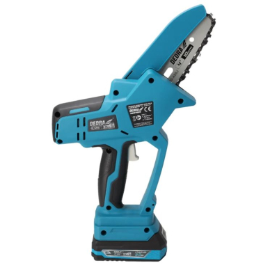 Mini akumuliatorinis grandininis pjūklas Dedra DED7031, 18 V, 2.0 Ah 2 Mini akumuliatorinis grandininis pjūklas Dedra DED7031, 18 V, 2.0 Ah 2