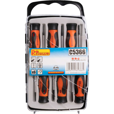 Mini atsuktuvų rinkinys "Richmann" 6vnt. Mini atsuktuvų rinkinys "Richmann" 6vnt.