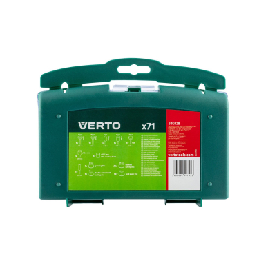 Mini grąžto priedų rinkinys, 71 vnt. 2