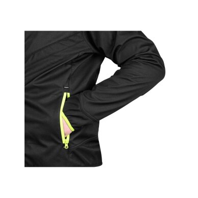 „Mix&Match“ softshell striukė, juoda ir geltona, dydis S 3 „Mix&Match“ softshell striukė, juoda ir geltona, dydis S 3