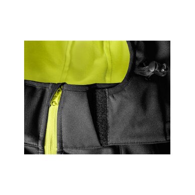 „Mix&Match“ softshell striukė, juoda ir geltona, dydis S 4
