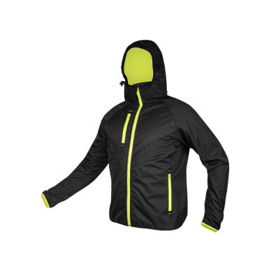 „Mix&Match“ softshell striukė, juoda ir geltona, dydis XL 7