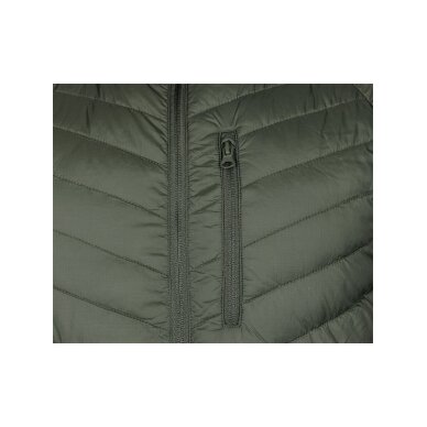 „Mix&Match“ striukė, dygsniuota, pūkinė, lengva, alyvuogių juodos spalvos, dydis M 5