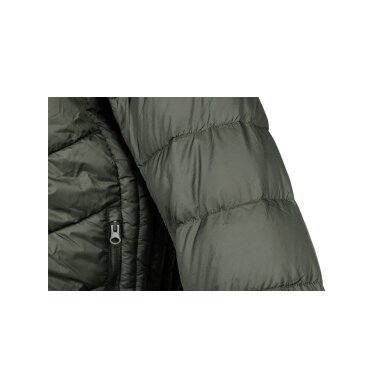 „Mix&Match“ striukė, dygsniuota, pūkinė, lengva, alyvuogių juodos spalvos, dydis XXL 4