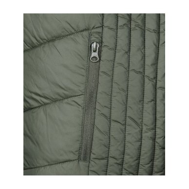 „Mix&Match“ striukė, dygsniuota, pūkinė, lengva, alyvuogių juodos spalvos, dydis XXL 6