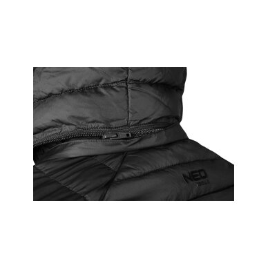 „Mix&Match“ striukė, dygsniuota, pūkinė, lengva, juoda, dydis S 7