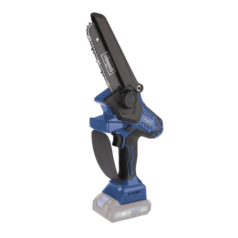 Mini akumuliatorinis grandininis pjūklas Scheppach BC-PS150-X, 20 V, (be akum. ir krov.) Mini akumuliatorinis grandininis pjūklas Scheppach BC-PS150-X, 20 V, (be akum. ir krov.)