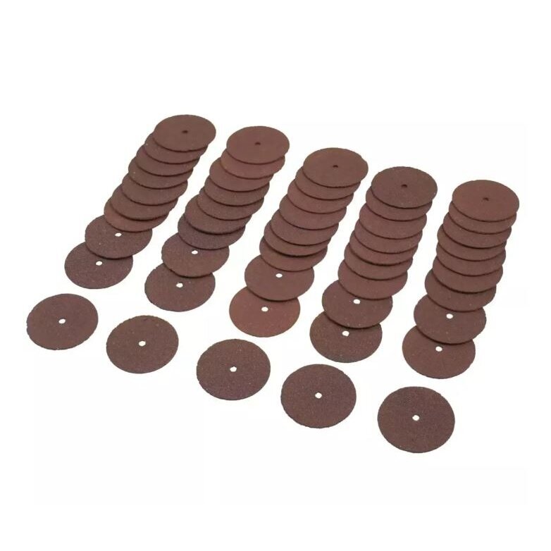 Korundo pjovimo diskas Dedra 08T604, 50 vnt. Korundo pjovimo diskas Dedra 08T604, 50 vnt.