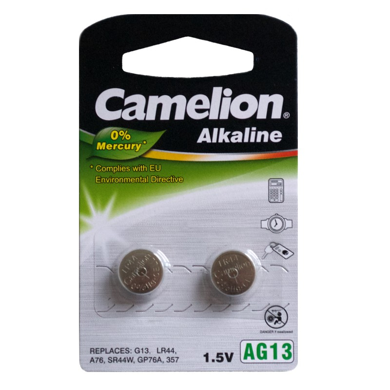 Mikro el. be gyv. 1,5 V LR44/AG13, 2 vnt. 1