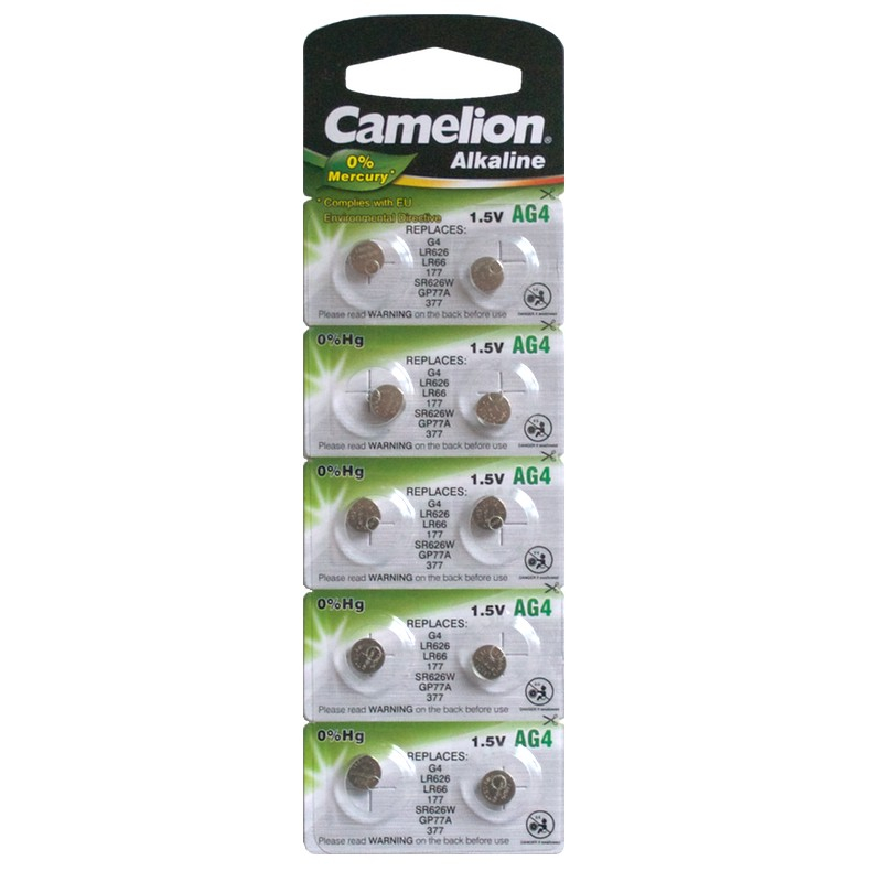 Mikro el. be gyv. 1,5 V LR66/AG4, 10 vnt. Mikro el. be gyv. 1,5 V LR66/AG4, 10 vnt.