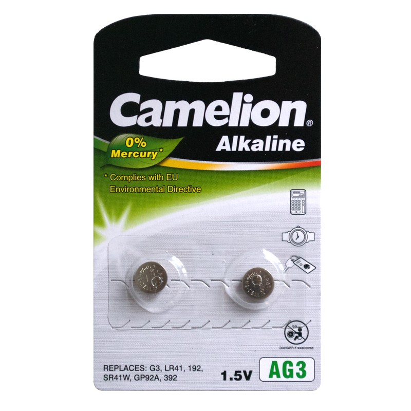 Mikro el. be gyvs. 1,5 V LR41/AG3, 2 vnt. Mikro el. be gyvs. 1,5 V LR41/AG3, 2 vnt.