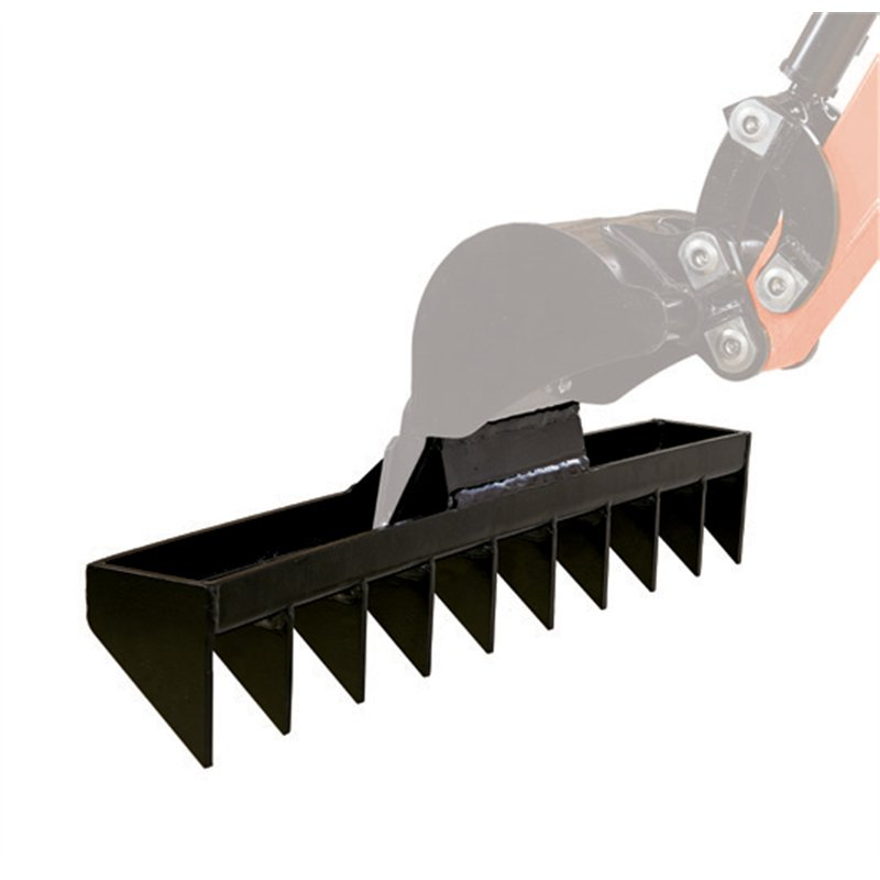 Mini ekskavatoriaus grėblys BLUE BIRD 32180 Mini ekskavatoriaus grėblys BLUE BIRD 32180