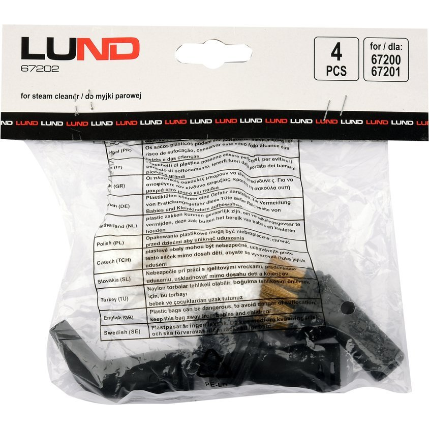 Aksesuarai valymo garais įrenginiui Lund 67200, 67201 1 Aksesuarai valymo garais įrenginiui Lund 67200, 67201 1