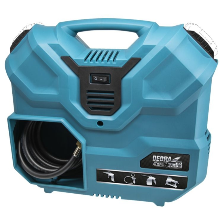 Akumuliatorinis kompresorius DEDRA DED7076V SAS+ALL Akumuliatorinis kompresorius DEDRA DED7076V SAS+ALL