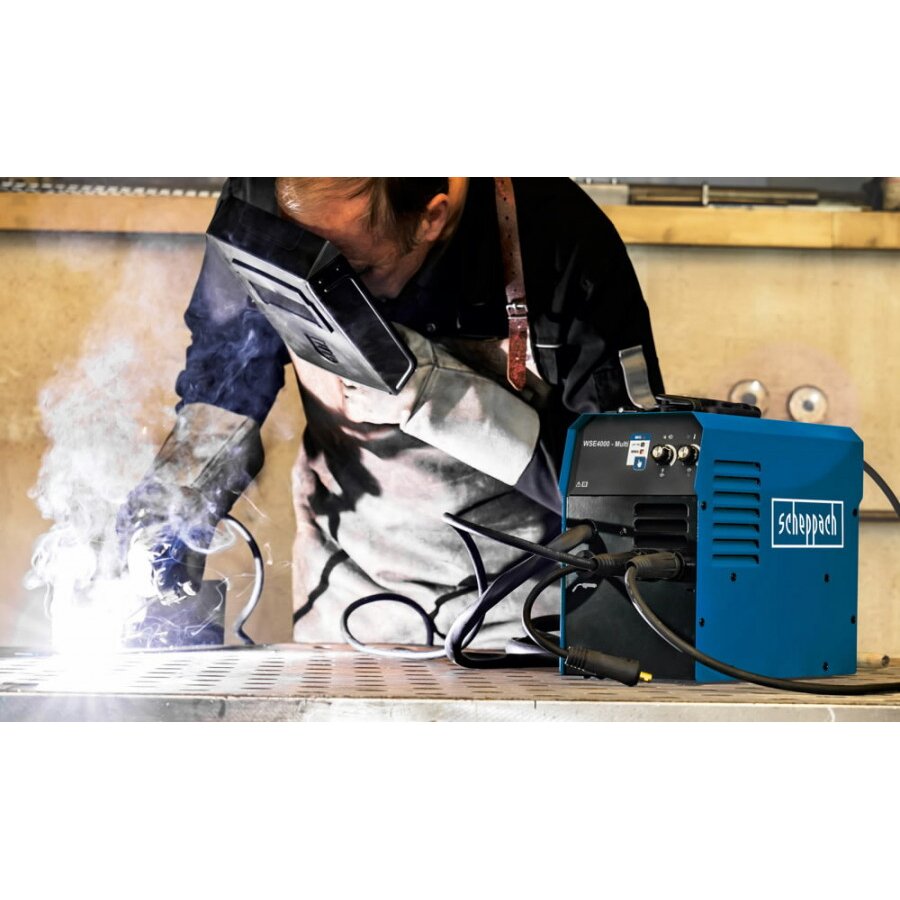 MIG suvirinimo aparatas WSE4000 Multi (3-in-1) + priedai, Scheppach