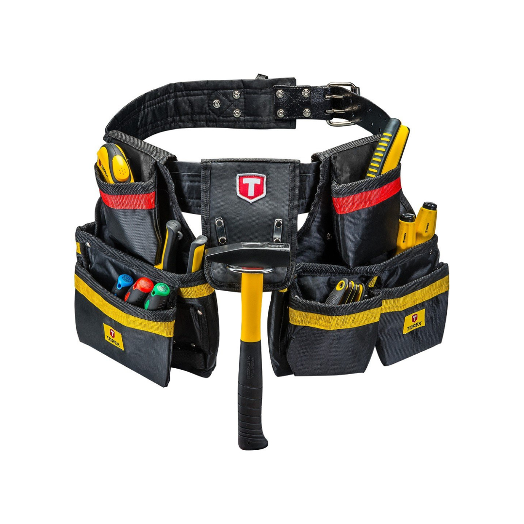 Monterio diržas, 21 kišen. Monterio diržas, 21 kišen.