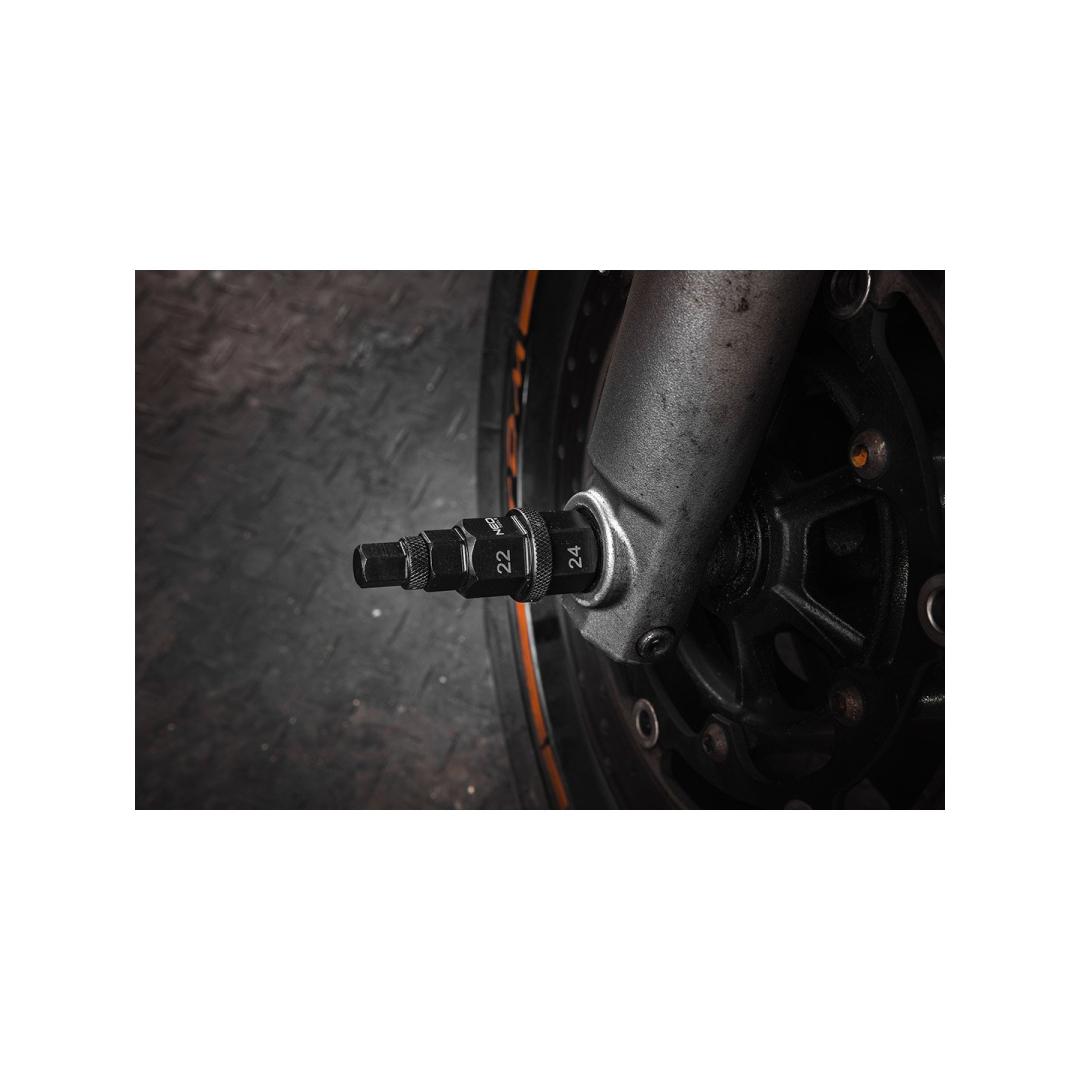 Motociklo ašies įrankis "6-in-1 3