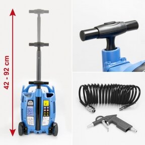 Mobilus kompresorius Gude Airpower, 200/10/5 TY, 1,1 kW
